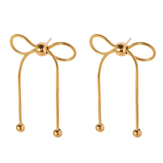 Coquette bow earrings
