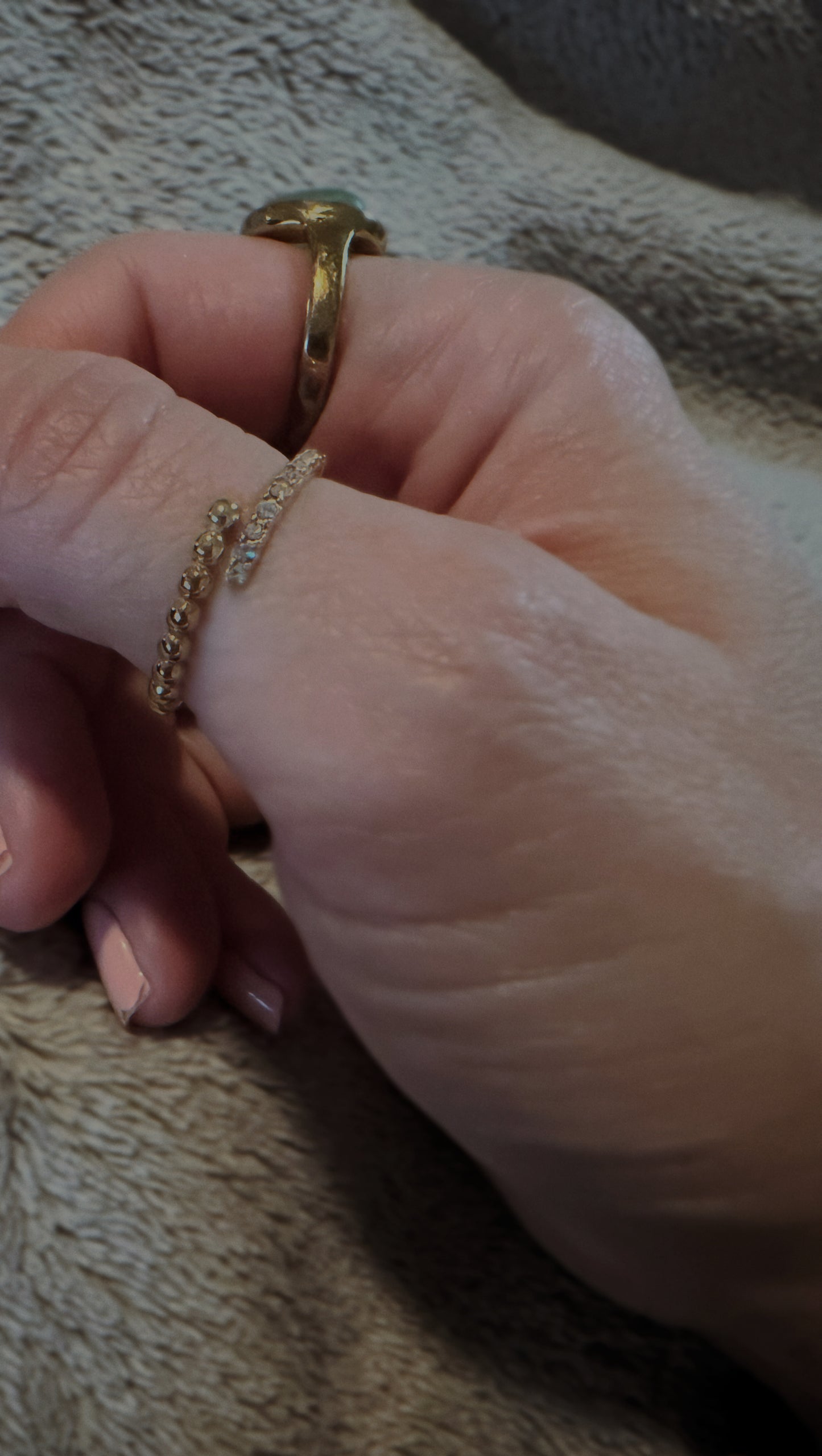 Caroline adjustable Thumb ring
