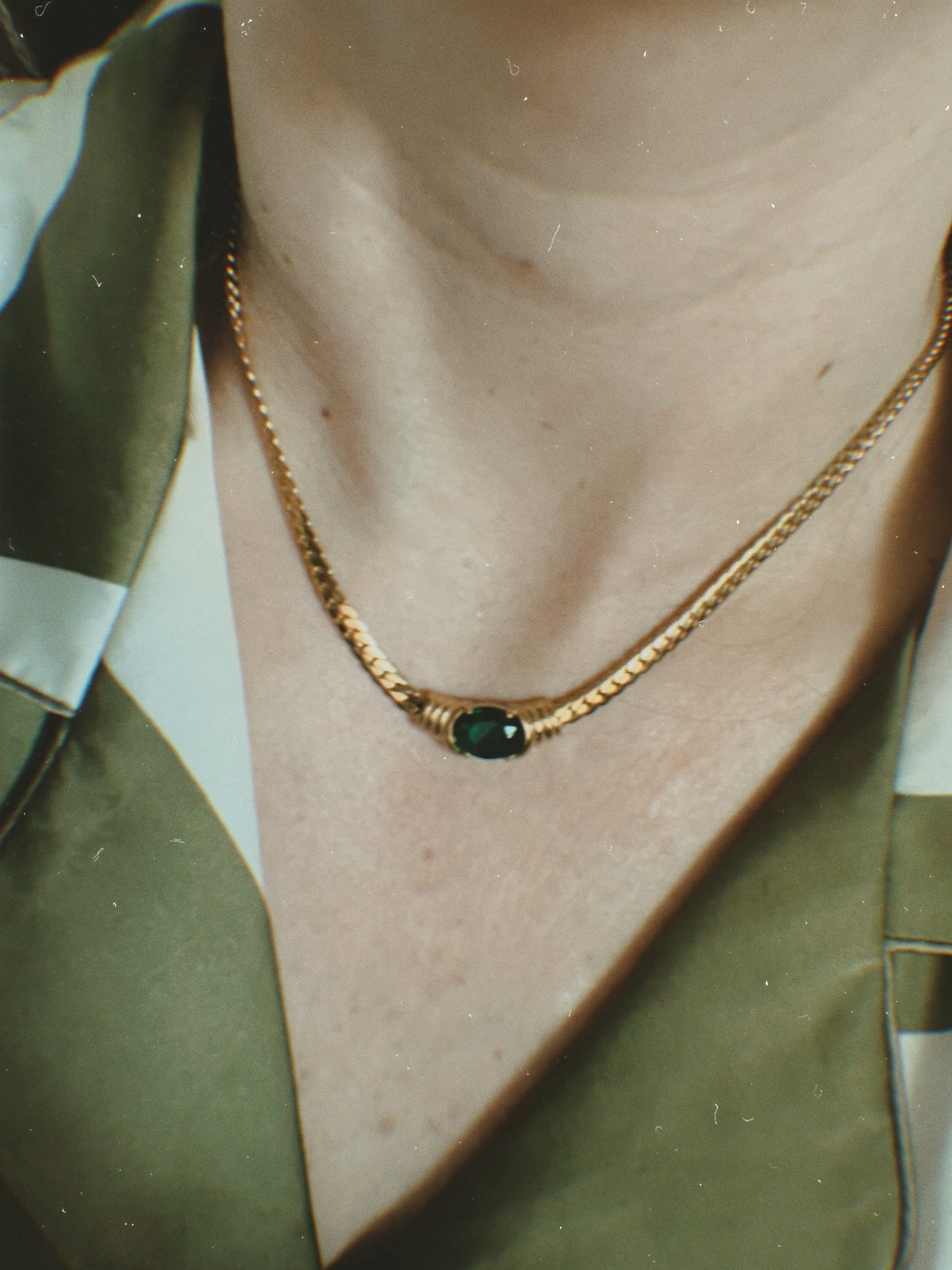 Rachel Greene emerald chain