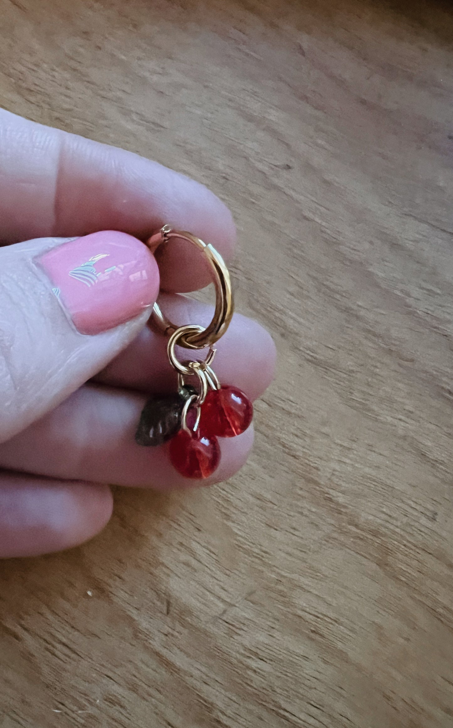 Cherries earring charms (set of 2)