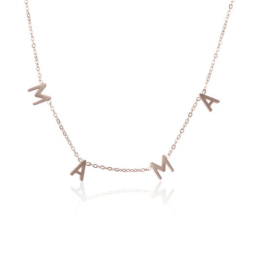 “MAMA” necklace (silver)